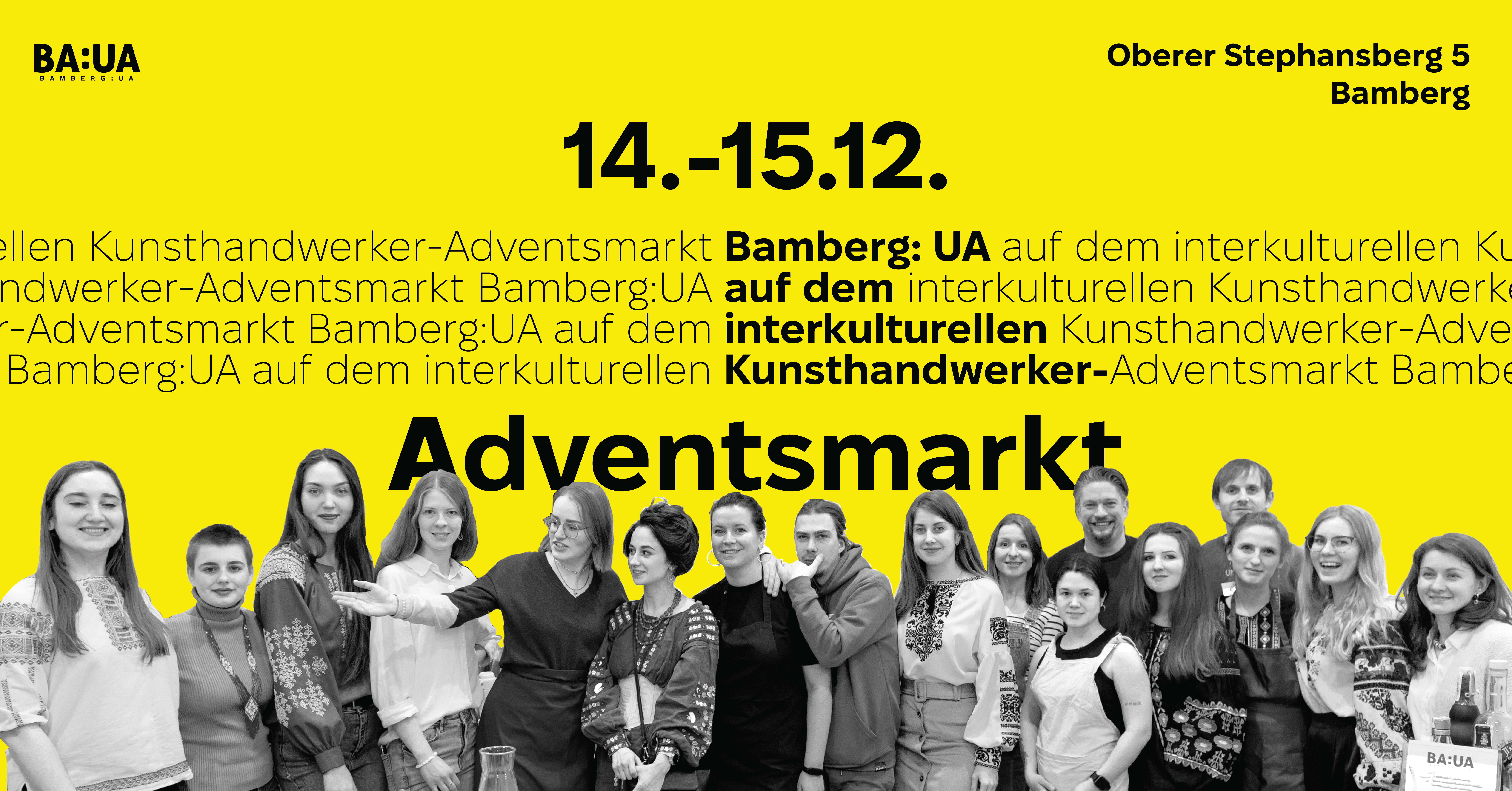 Bamberg:UA auf dem Adventsmarkt