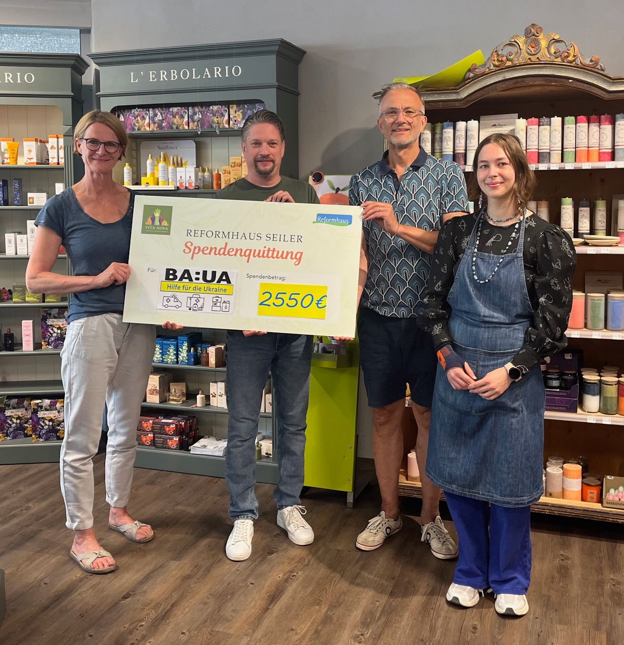 Солідарність у дії – Дякуємо, Reformhaus Seiler!